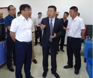 唐山市副市長(zhǎng)孫文仲一行來(lái)中溶科技調(diào)研